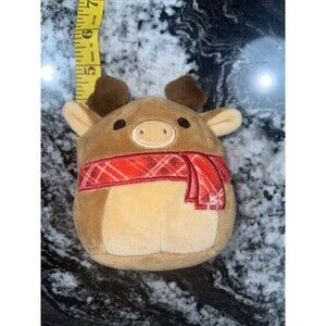 Reindeer/Moose 4” Opened Mystery Capsule 2022 Squishmallow Plush Toy